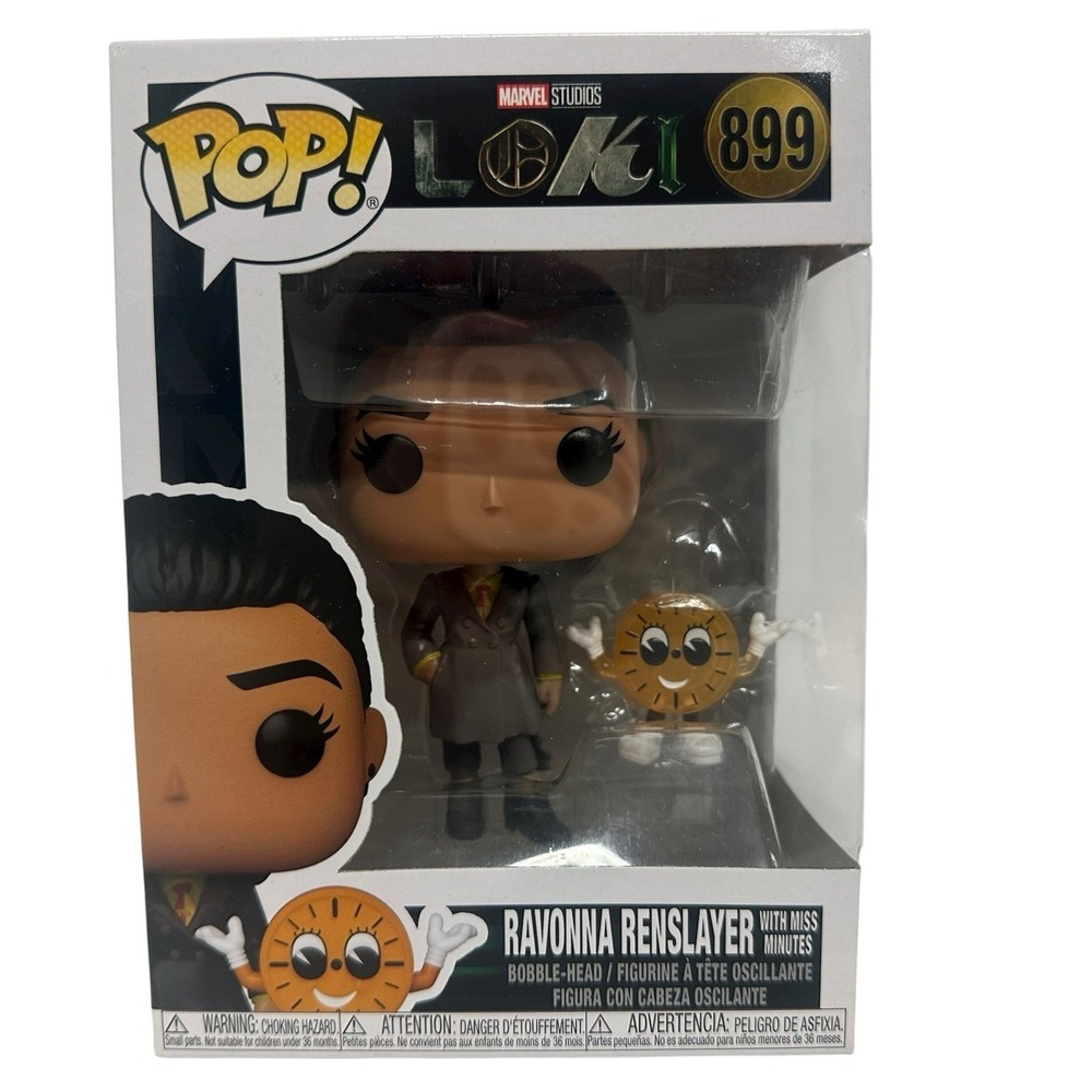 Funko Pop Marvel Loki Ravonna Renslayer with Miss Minutes 899 Collector Corps